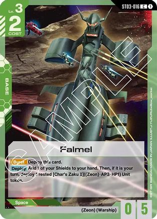 Falmel (ST03-016) - Starter Deck 03: Zeons Rush