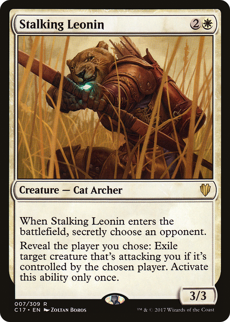 Stalking Leonin [Commander 2017] | Silver Goblin