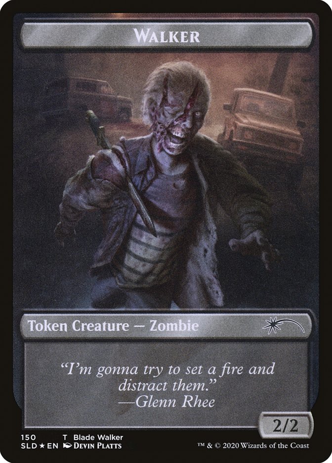 Walker (150 //151) Double-Sided Token [Secret Lair Drop Series] | Silver Goblin