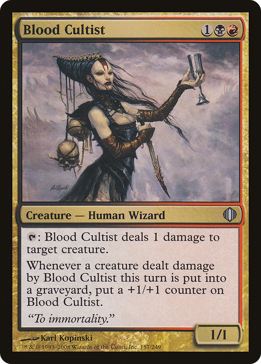 Blood Cultist [Shards of Alara] Foil