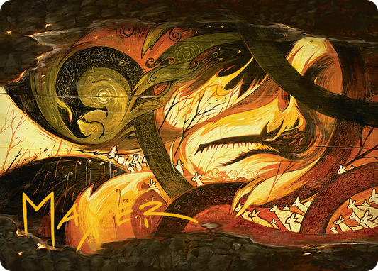 Season of Loss Art Card (Gold-Stamped Signature) [Bloomburrow Art Series]