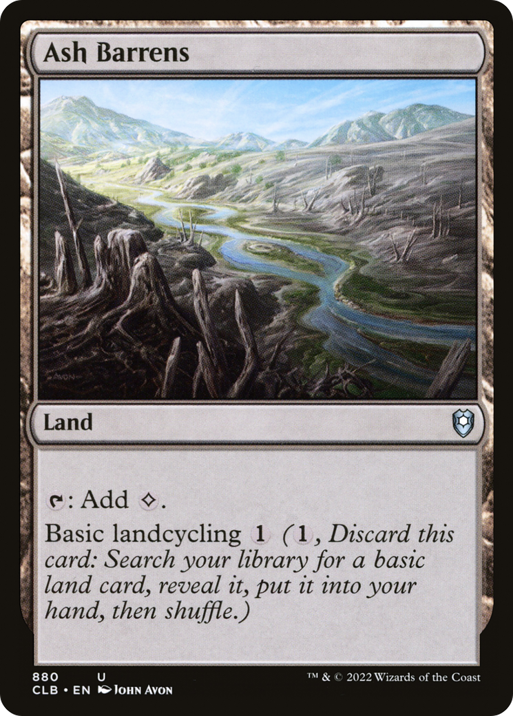 Ash Barrens [Commander Legends: Battle for Baldur's Gate] | Silver Goblin