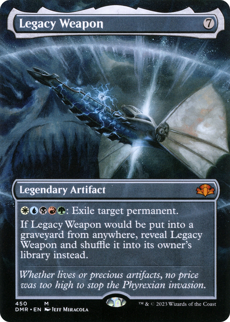 Legacy Weapon (Borderless Alternate Art) [Dominaria Remastered]