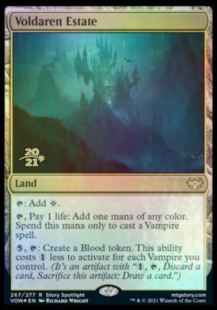 Voldaren Estate [Innistrad: Crimson Vow Prerelease Promos] | Silver Goblin