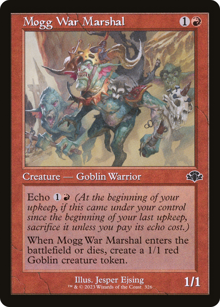 Mogg War Marshal (Retro) [Dominaria Remastered] | Silver Goblin