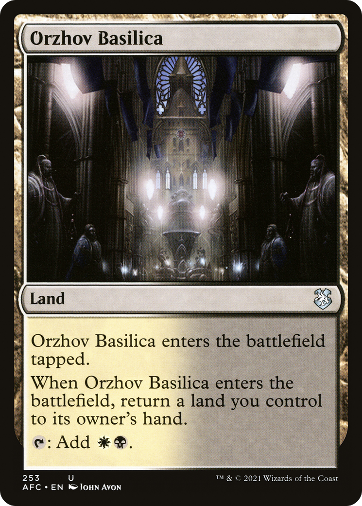 Orzhov Basilica [Dungeons & Dragons: Adventures in the Forgotten Realms Commander] | Silver Goblin