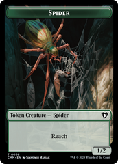 Spirit (0039) // Spider Double-Sided Token [Commander Masters Tokens] | Silver Goblin