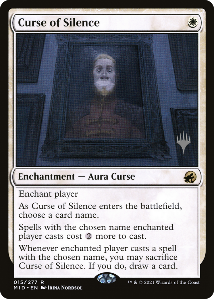 Curse of Silence (Promo Pack) [Innistrad: Midnight Hunt Promos] | Silver Goblin