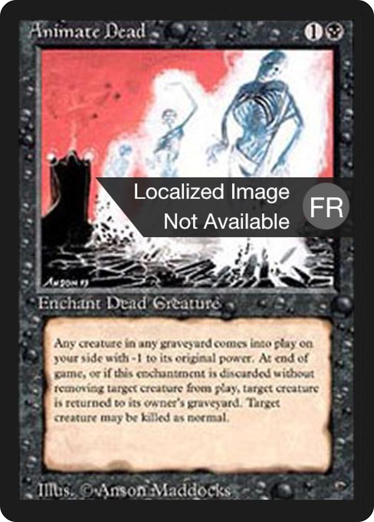 Animate Dead [Foreign Black Border] | Silver Goblin