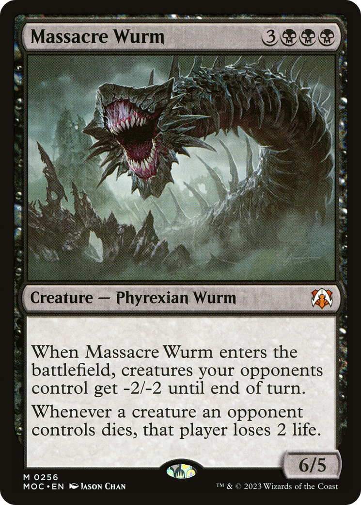 Massacre Wurm [March of the Machine Commander] | Silver Goblin