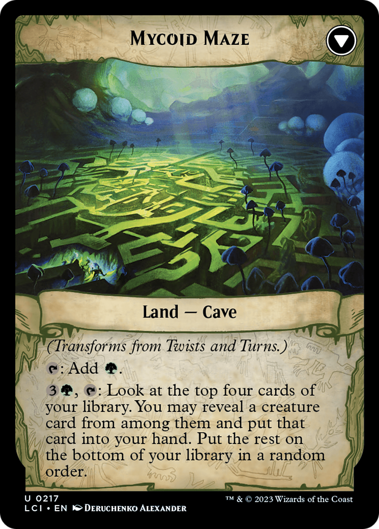 Twists and Turns // Mycoid Maze [The Lost Caverns of Ixalan] Foil