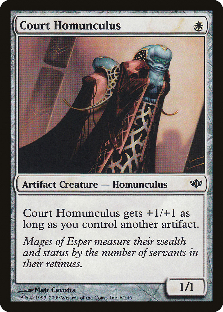 Court Homunculus [Conflux] | Silver Goblin