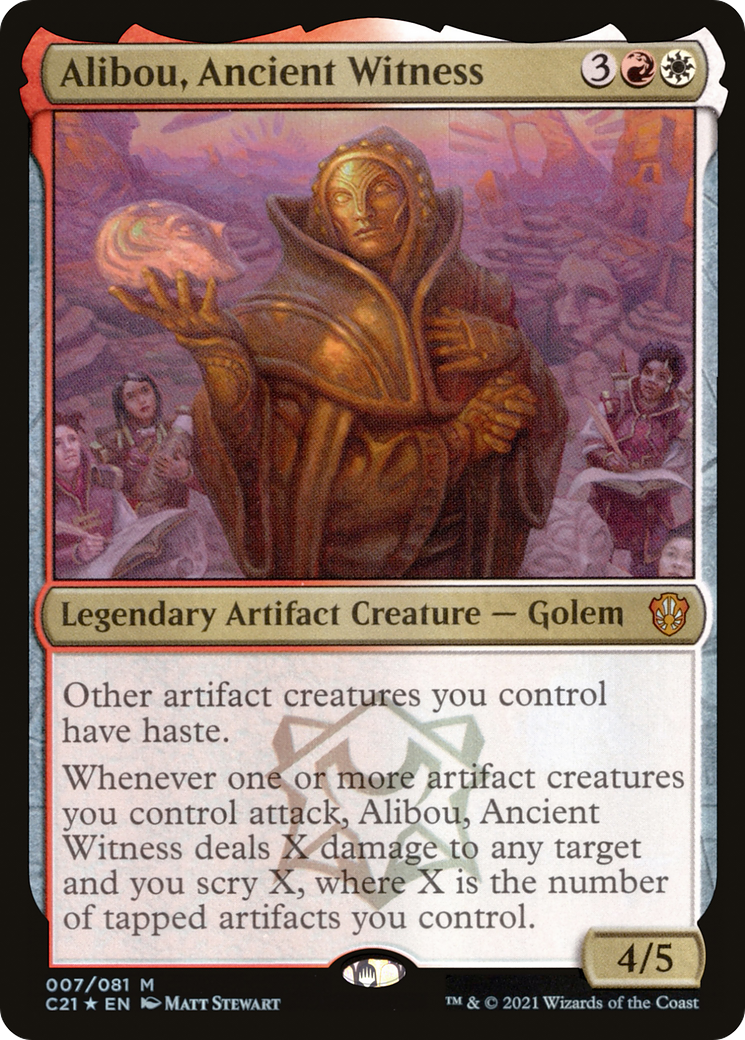 Alibou, Ancient Witness [Commander 2021]