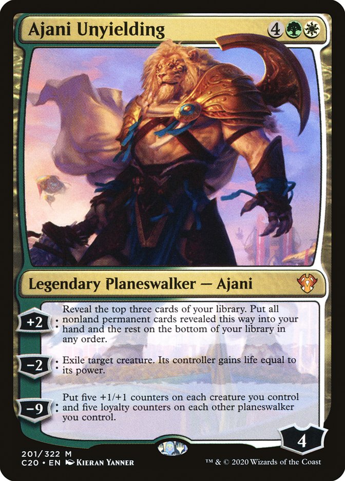 Ajani Unyielding [Commander 2020] | Silver Goblin