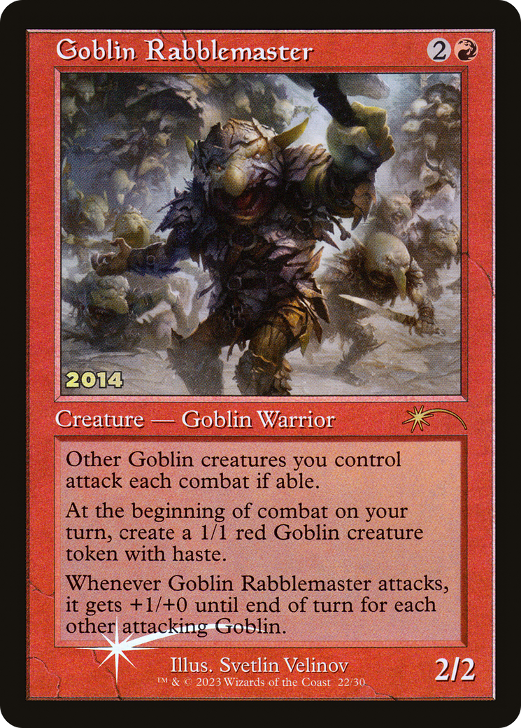 Goblin Rabblemaster [30th Anniversary Promos] | Silver Goblin