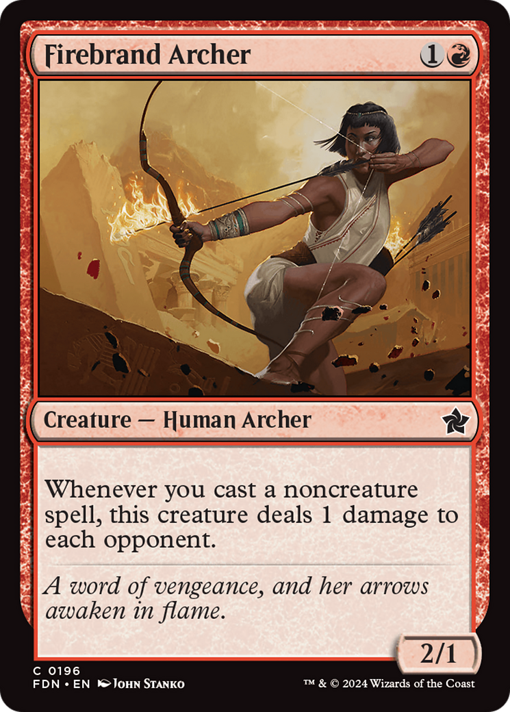 Firebrand Archer [Foundations] Foil