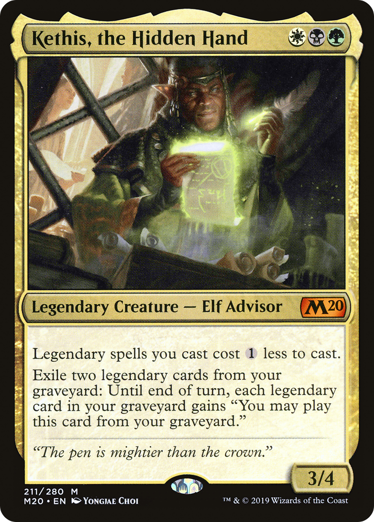 Kethis, the Hidden Hand [Core Set 2020] | Silver Goblin