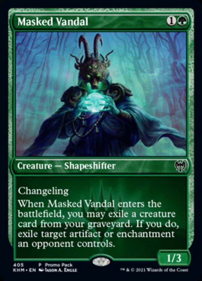 Masked Vandal (Promo Pack) [Kaldheim Promos] | Silver Goblin