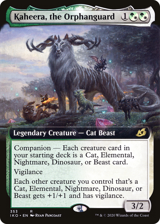 Kaheera, the Orphanguard (Extended Art) [Ikoria: Lair of Behemoths]