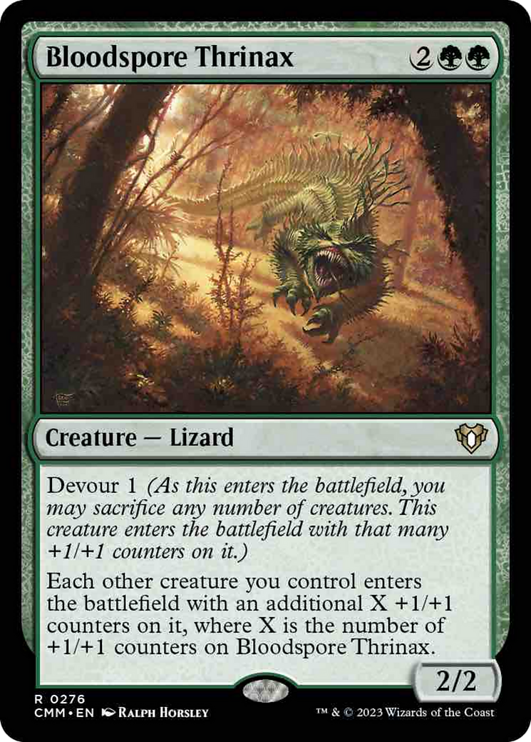 Bloodspore Thrinax [Commander Masters] | Silver Goblin