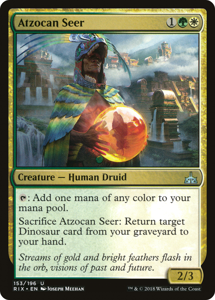 Atzocan Seer [Rivals of Ixalan] Foil