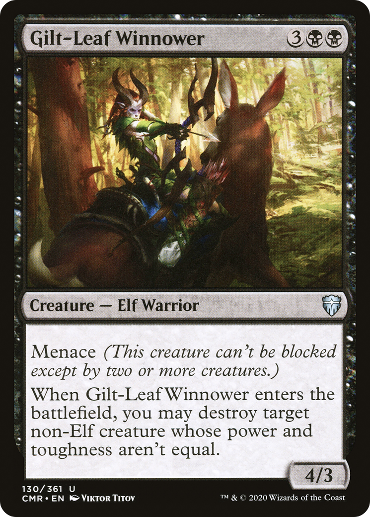 Gilt-Leaf Winnower [Commander Legends] | Silver Goblin