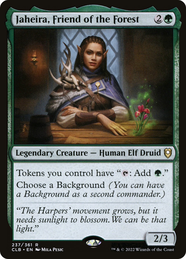 Jaheira, Friend of the Forest [Commander Legends: Battle for Baldur's Gate]