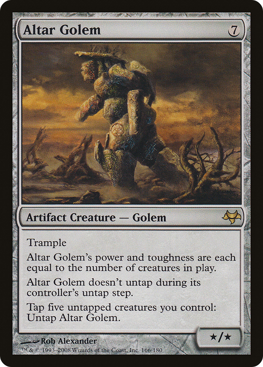 Altar Golem [Eventide] Foil