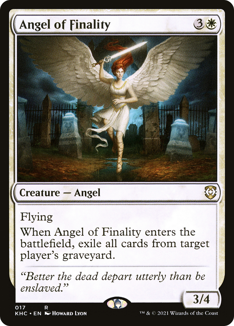 Angel of Finality [Kaldheim Commander] | Silver Goblin