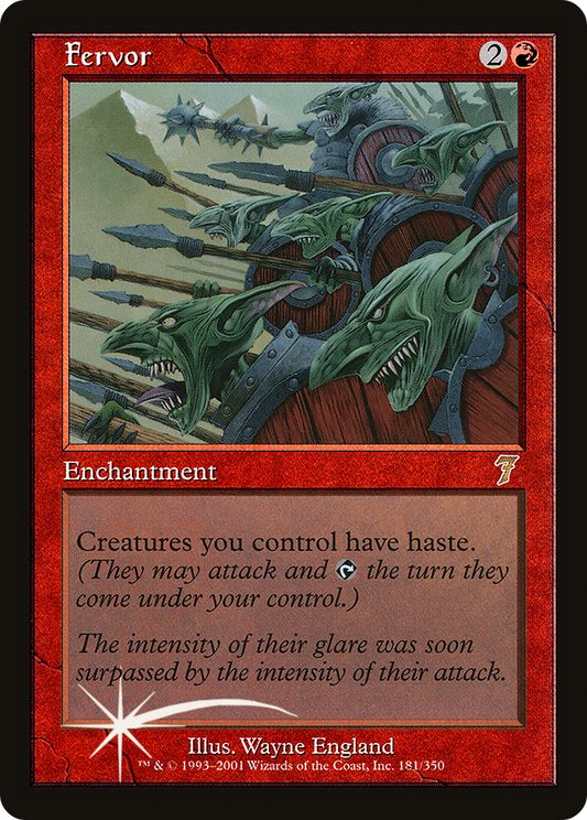 Fervor (181) Foil - Seventh Edition