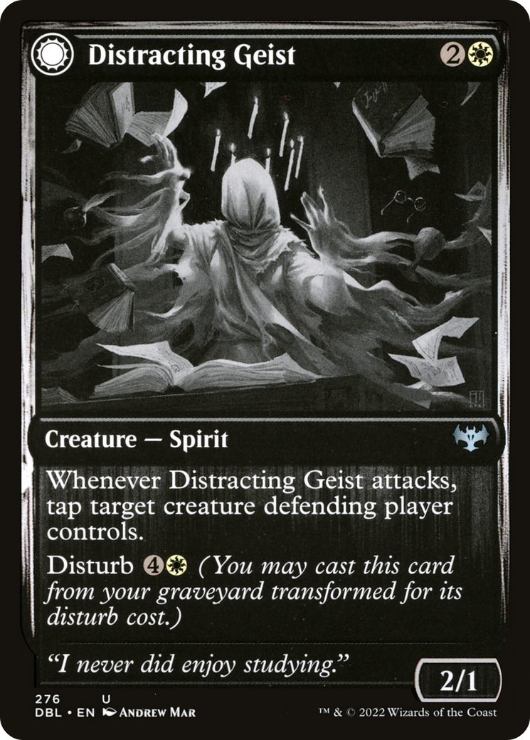 Distracting Geist // Clever Distraction [Innistrad: Double Feature] | Silver Goblin