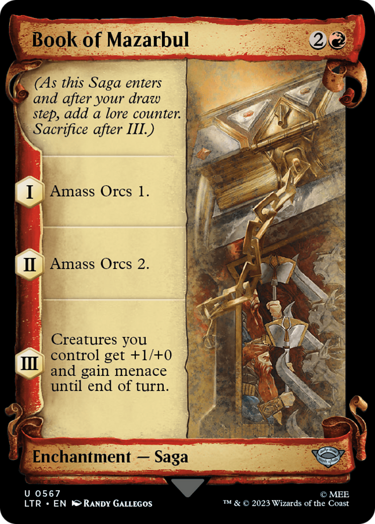 Book of Mazarbul [The Lord of the Rings: Tales of Middle-Earth Showcase Scrolls] Foil