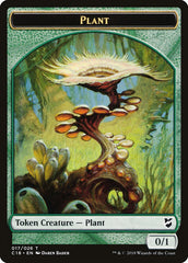 Beast (013) // Plant Double-Sided Token [Commander 2018 Tokens] | Silver Goblin