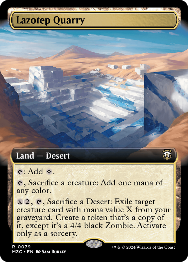 Lazotep Quarry (Extended Art) [Modern Horizons 3 Commander] | Silver Goblin