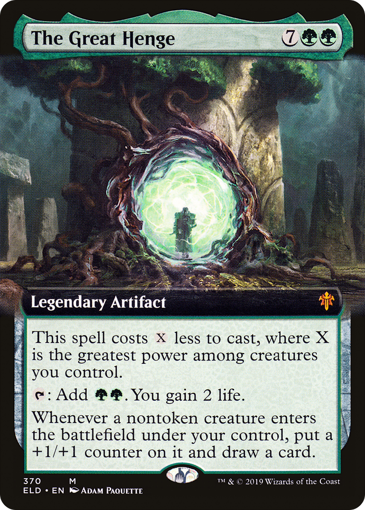 The Great Henge (Extended Art) [Throne of Eldraine] | Silver Goblin