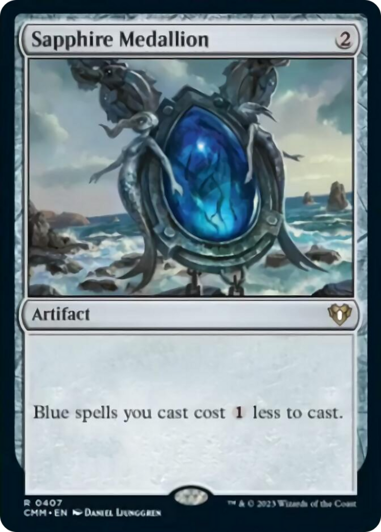 Sapphire Medallion [Commander Masters] | Silver Goblin