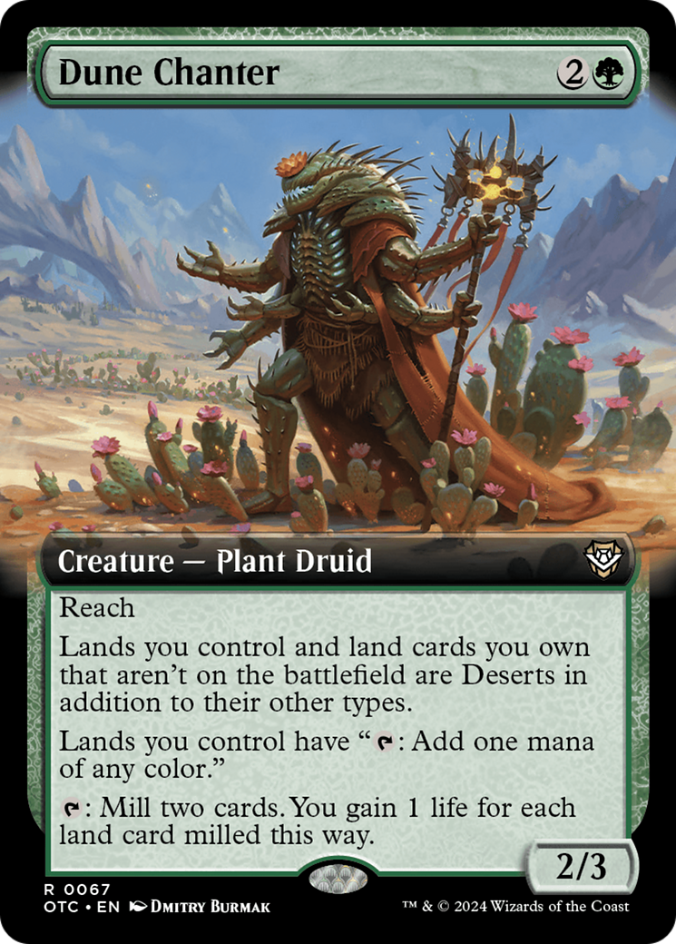 Dune Chanter (Extended Art) [Outlaws of Thunder Junction Commander] | Silver Goblin