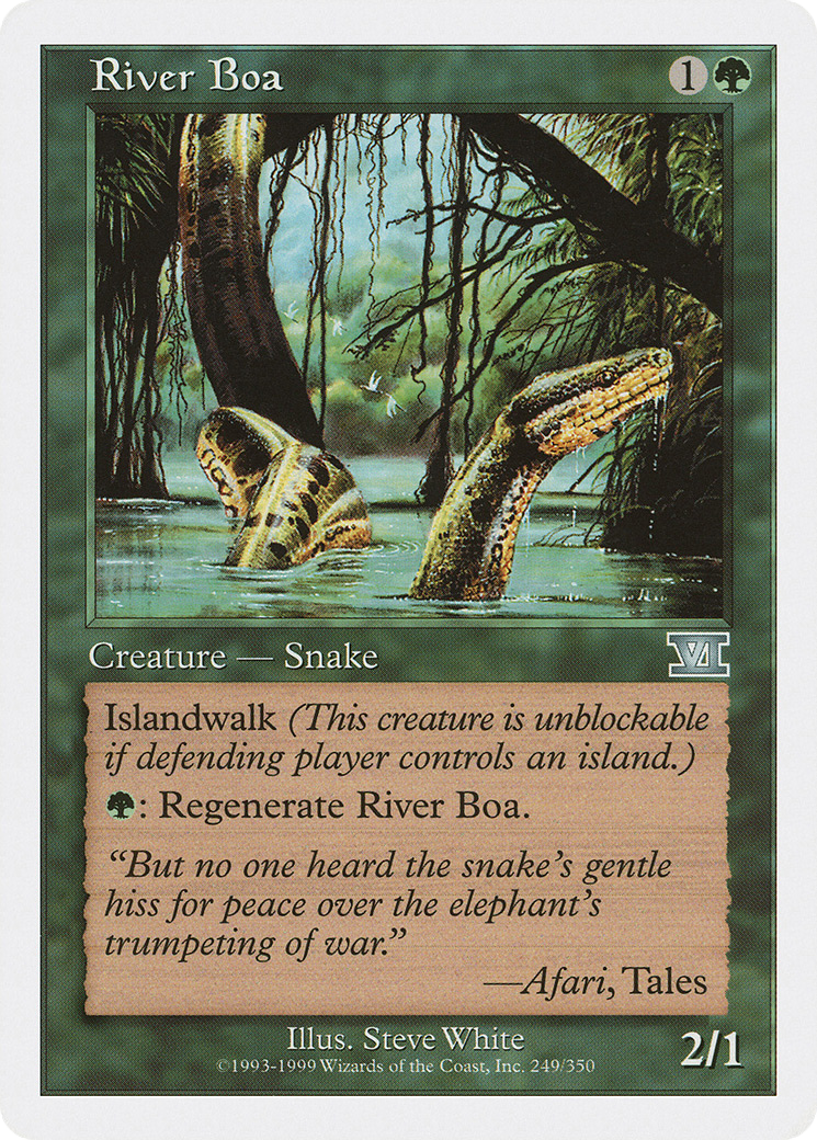 River Boa [Classic Sixth Edition] | Silver Goblin