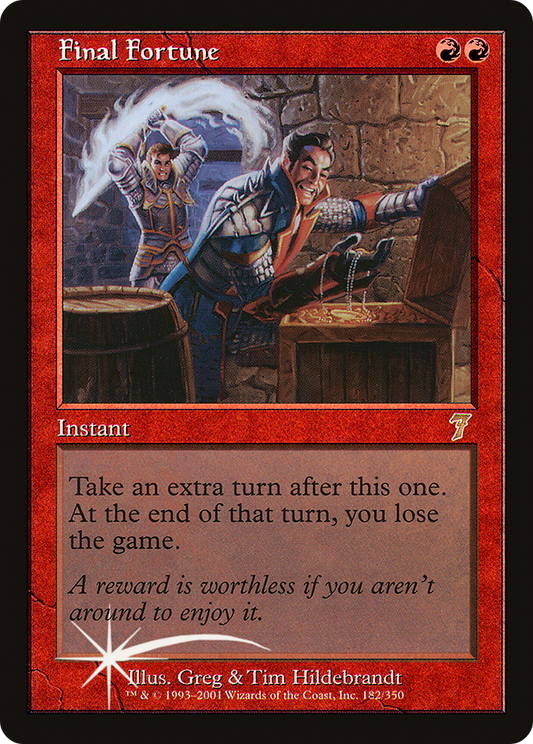 Final Fortune (182) Foil - Seventh Edition