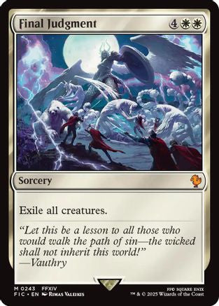 Final Judgment (243) Surge Foil - Commander: FINAL FANTASY