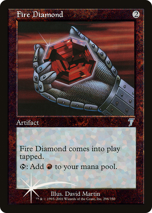 Fire Diamond (296) Foil - Seventh Edition