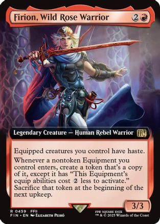 Firion, Wild Rose Warrior (Extended Art) (459) Foil - FINAL FANTASY