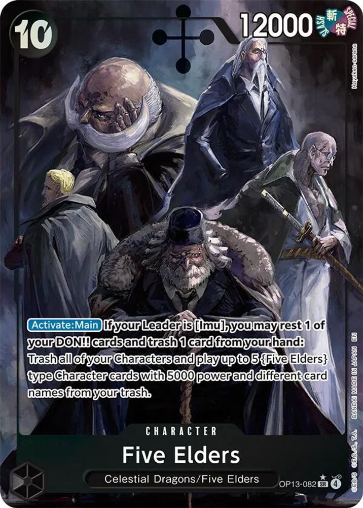 Five Elders (Alternate Art) (OP13-082) Foil