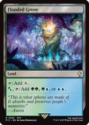 Flooded Grove (393) Surge Foil - Commander: FINAL FANTASY