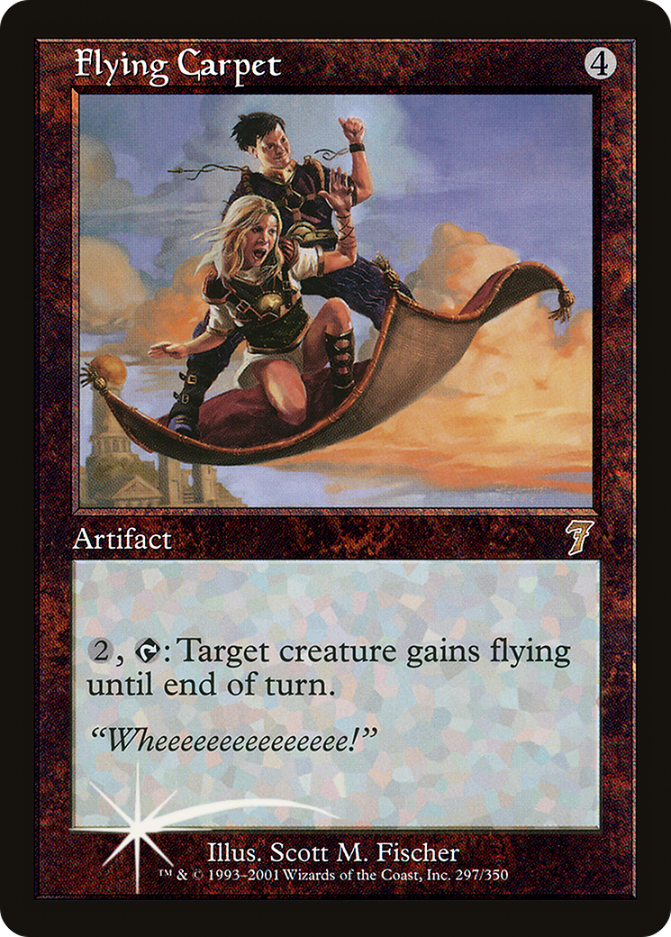 Flying Carpet (297) Foil - Seventh Edition