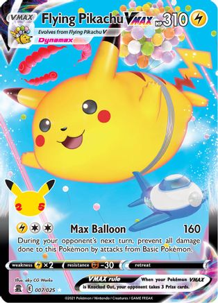 Flying Pikachu VMAX (7) Holofoil - Celebrations