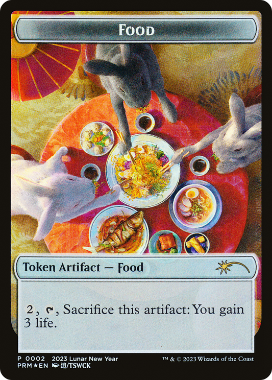 Food Token (002) (Year of the Rabbit 2023) Foil - Standard Showdown Promos