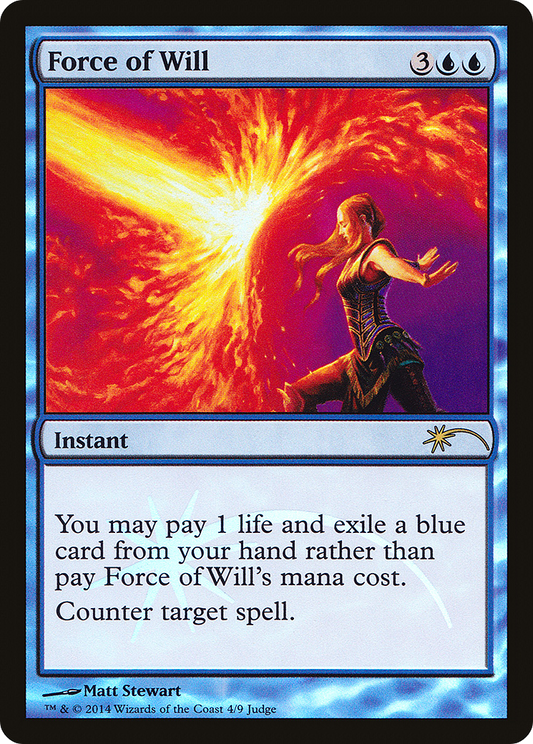 Force of Will (004) Foil - Judge Gift Cards 2014