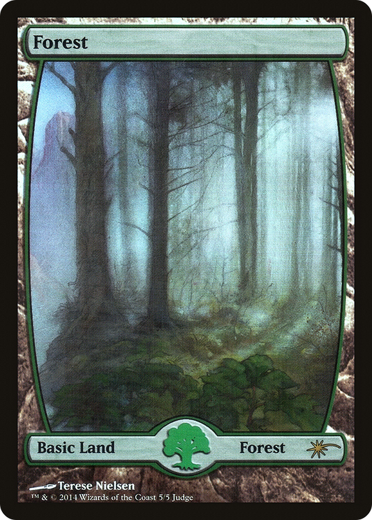 Forest (005) Foil - Judge Gift Cards 2014