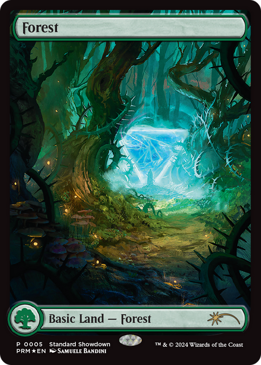 Forest (005) (MKM) Foil - Standard Showdown Promos